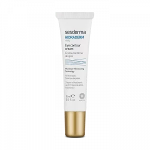Crema contorno de ojos para todo tipos de pieles con 3 tipos de ácido hialurónico de sesderma hidraderm hyal