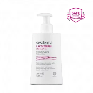 Lactyferrin intimate higiene íntima Acción hidratante y protectora con estracto de bardana y ácido hialurónico de sesderma