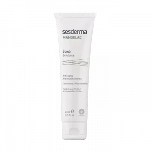 Exfoliante antienvejecimiento para pieles sensibles y con ácido mandélico y perlita de sesderma mandelac