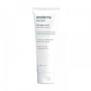 Mascarilla astrigente para pieles mixtas y grasas con ácido glicólico y zinc