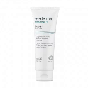 Gel facial para pieles con tendencia soborreica con gluconato de litio y piroctona olamina de sesderma sebovalis