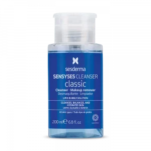 Desmaquillante limpiador con el que equilibra  e hidrata para todo tipo de pieles de sesderma sensyses cleanser classic