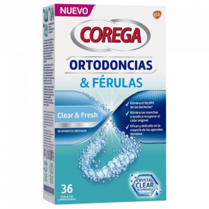 Corega ortodoncias & férulas de 36tabletas
