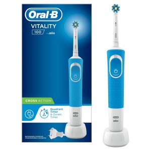 Cepillo de dientes Oral B en color azul