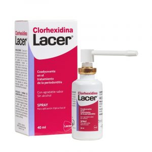 Clorhexidina Lacer en spray sin alcohol de 40ml