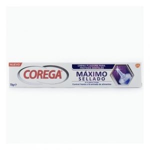 Corega máximo sellado crema fijadora para protesis dentales