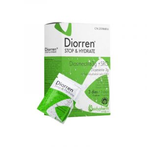 Diorren stop & hydrate con 9 sobres