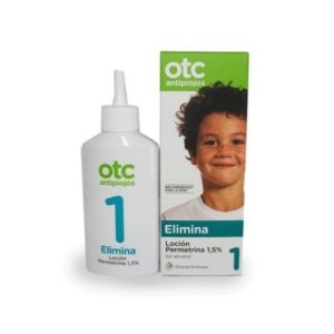 OTC antipiojos elimina loción permetrina 1,5% de 125ml