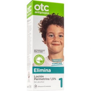 OTC antipiojos elimina loción permetrina 1,5% de 100ml