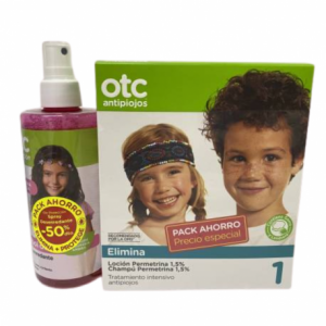OTC antipiojos pack ahorro permetrina tratamiento intensivo antipiojos