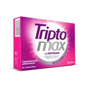 Trptomax con triptófano complemento alimenticio de 30 comprimidos