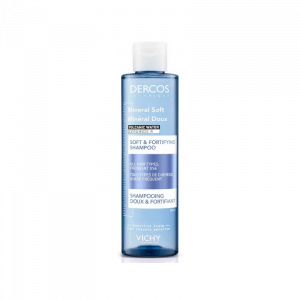 Dercos techinique mineral soft de uso frecuente champu fortificante en 1 envase de 220ml
