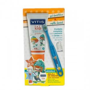 Cepillo dental Vitis kids + gel